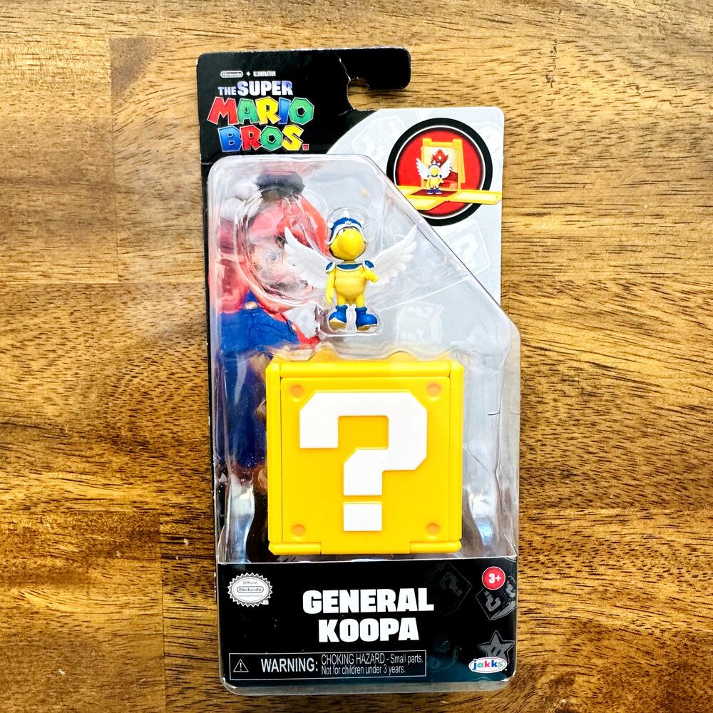 Super Mario Bros Movie 3PK Mini Figures Toys General Koopa Cat Mario Tanooki - Picture 2 of 13
